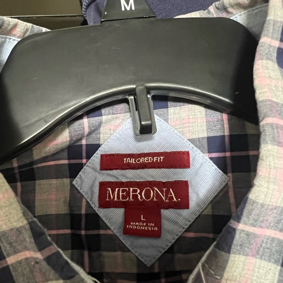 Merona Button Down Shirt L Worn 1 time - Picture 3 of 5